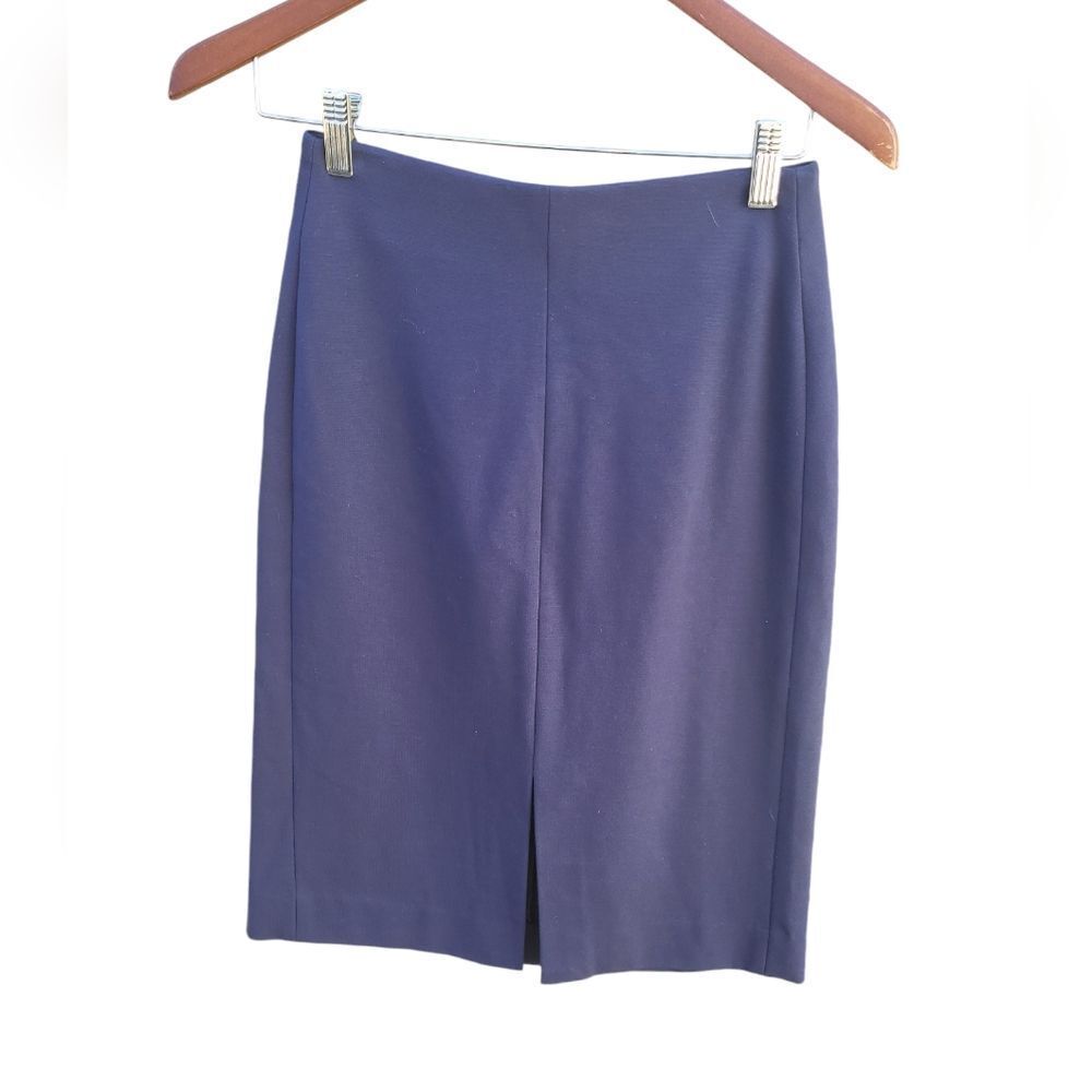 MM Lafleur Navy Blue Career Pencil Skirt Women's 2